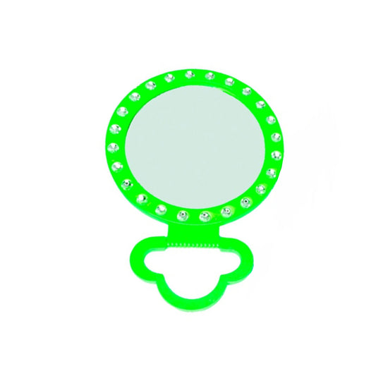 Plastic Mirror - Folding Handle 12.5CM | B.20034655 (OC/OA/OM)