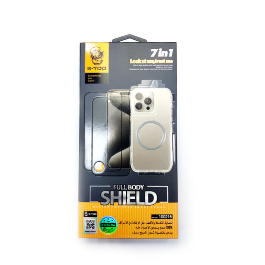 S-TOP-100215 | 7 in 1 Full Protection Package | IPhone 13 Pro Max (LP/UT/BT)