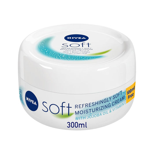NIVEA Moisturising Cream, Soft Refreshing, Jar 300ml | B.120045525 (NAE/NAI/NRH-TX)