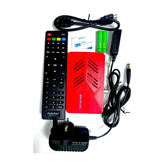 Fujistar MINI HD-222 Digital Satellite Receiver RCX-ID 054 (FV/HV/GT)
