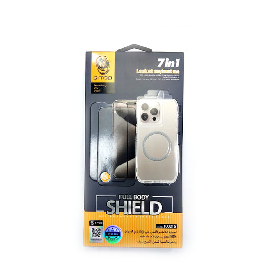 S-TOP-100215 | 7 in 1 Full Protection Package | IPhone 13 Pro (LP/UT/BT)