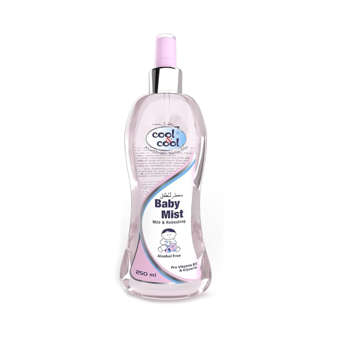 Cool & Cool Baby Mist Cologne 250Ml Alcohol Free,Paraben Free, Glycerin, Mild And Refreshing | B.5055810002596 (OIS/OIA/NSO-TX)