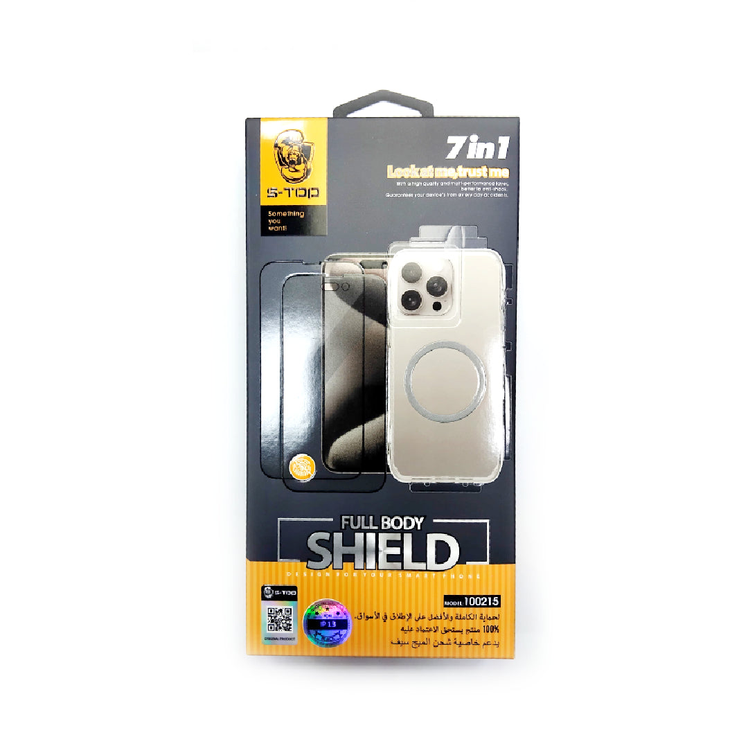 S-TOP-100215 | 7 in 1 Full Protection Package | IPhone 13 (LP/UT/BT)