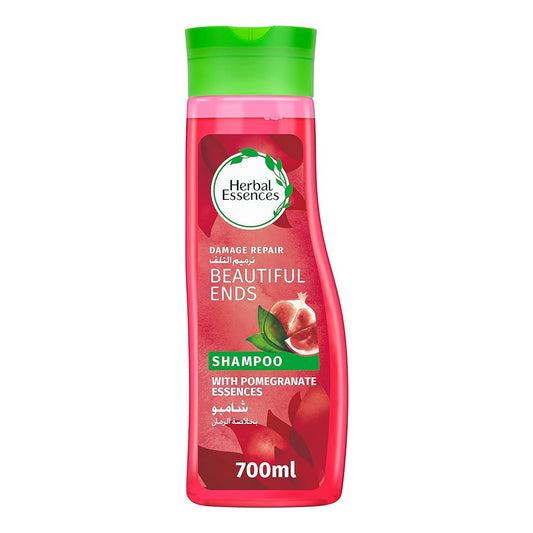 Herbal Essences Beautiful Ends Split End Protector Shampoo with Juicy Pomegranate Essences for Protection from Hair Breakage, 700 ml | B.5011321609228 (ONO-ONC-ONM)