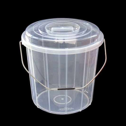 Plastic Bucket Clear with Lid 10L | B.6287000282177 (MA-IS-IH)