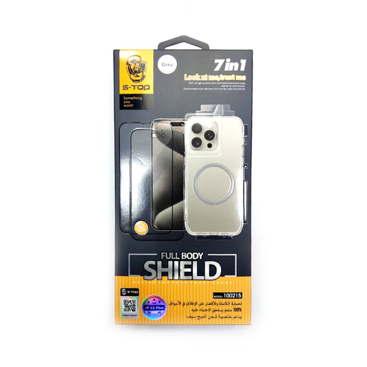 S-TOP-100215 | 7 in 1 Full Protection Package | IPhone 15 Plus (LP/UT/BT)