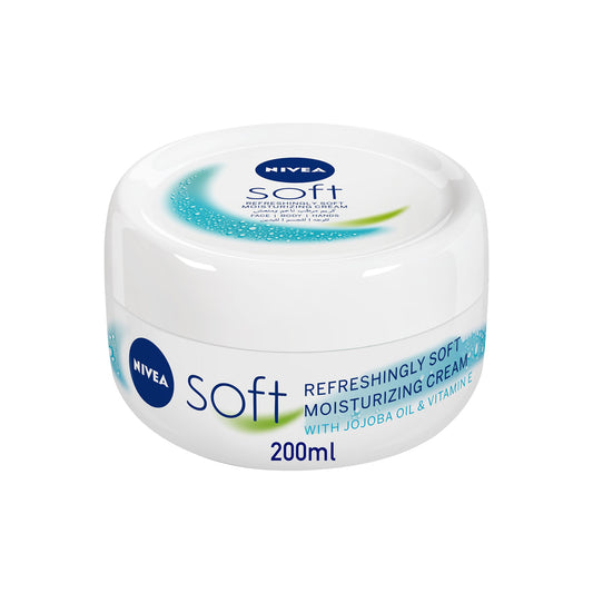 NIVEA Moisturising Cream, Soft Refreshing, Jar 200ml | B.20044927 (OMA/OIO/OIH)