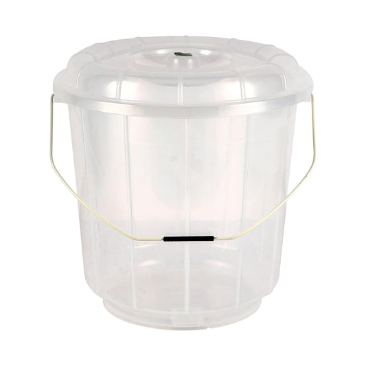 Plastic Bucket Clear with Lid 15L | B.6287000281972 (OOH-ONS-ONH)