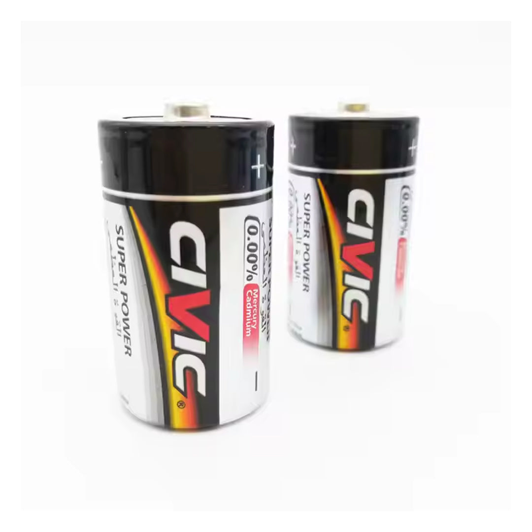 Source Civic Carbon Zinc Battery R20P D Size 1.5V | B.6930311221181 (NM-ES-EN)