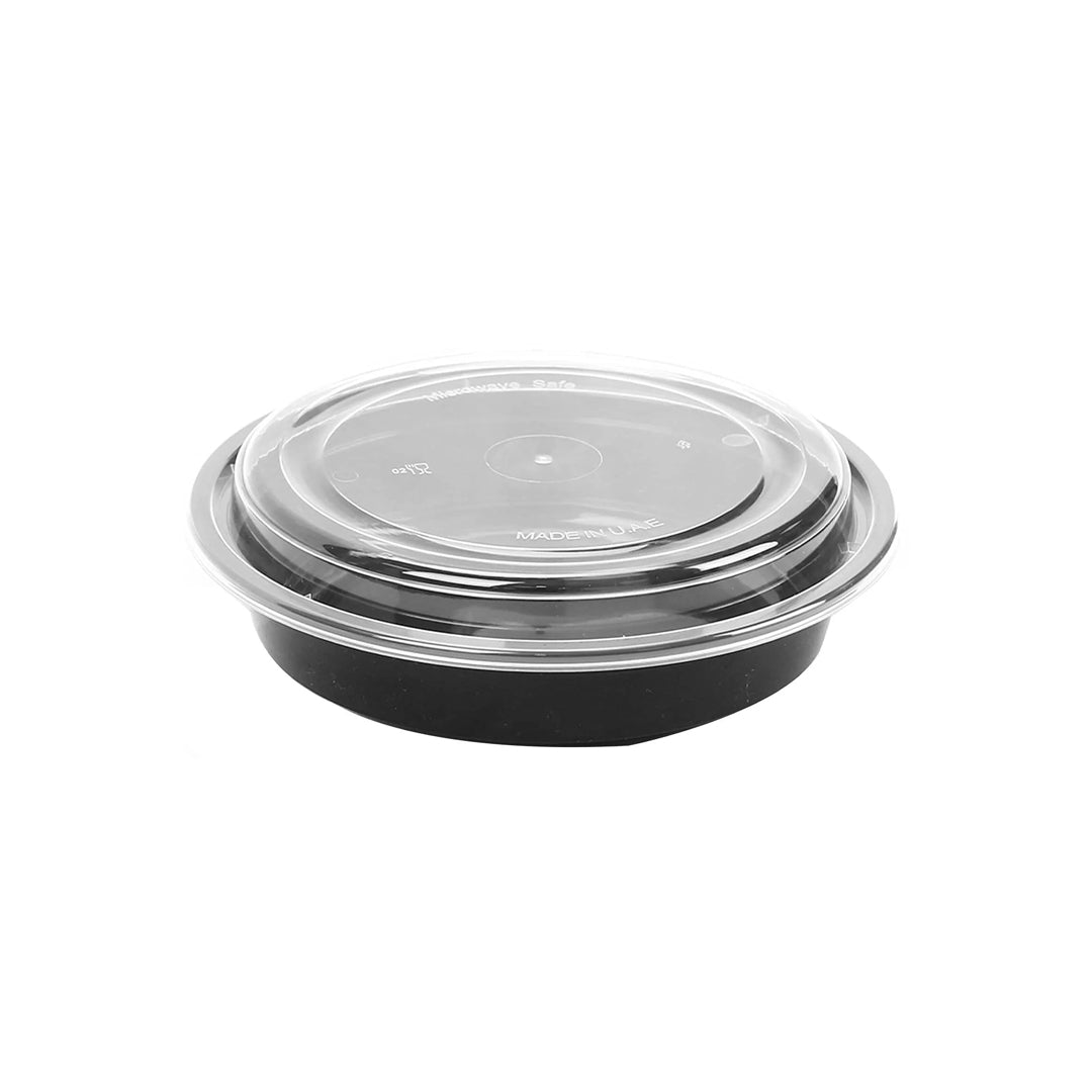 Hot Pack Round Oven Container with Lid 16 OZ- 12PCS | B.99932312 (ONO/ONR/OEN)