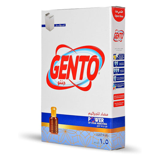 Gento Detergent Powder Oud High Foam, 1.5Kg | B.6282307200398 (AM/RS/RN)