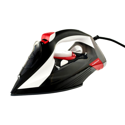 Olsenmark Steam Iron, 2200W Steam Iron with 350ml Water Tank, OMSI1838 | Dry, Steam, Spray | Vertical Steam | Adjustable Temperature Control | Self-Cleaning | Ceramic Soleplate | B.6294016358079 (AM-RO-RC)