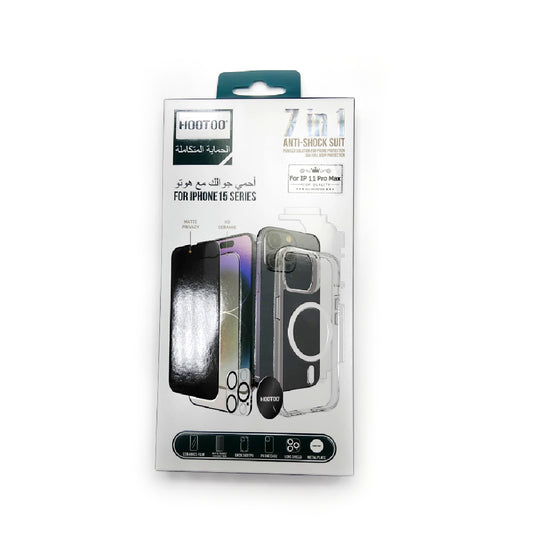 HOOTOO | 7 in 1 Full Protection Package | IPhone 13 Pro Max (UV/UN/BV)