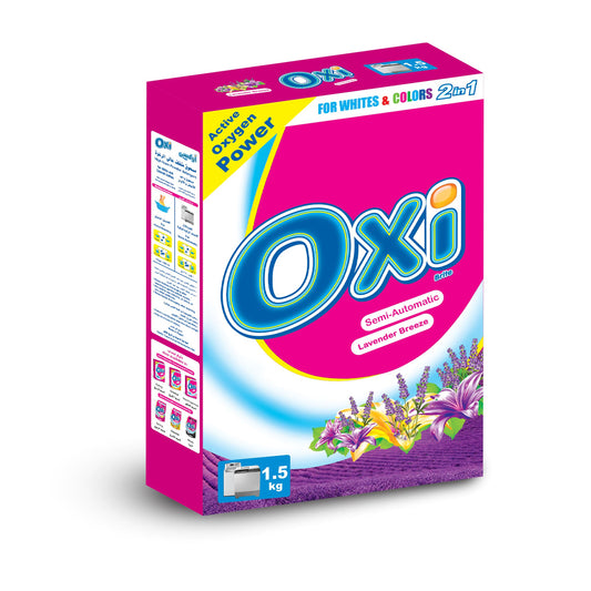 Oxi Lavender Breeze Semi-Automatic Powder Laundry Detergent 1.5 kg | B.6223014210669 (RN-RH-RR)