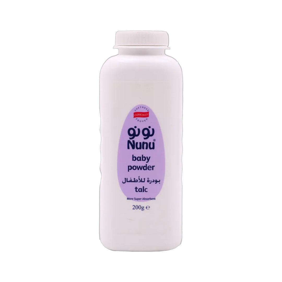 Nunu Baby Powder 200 gm | B.6281053210316 (AI/RN/RA-TX)