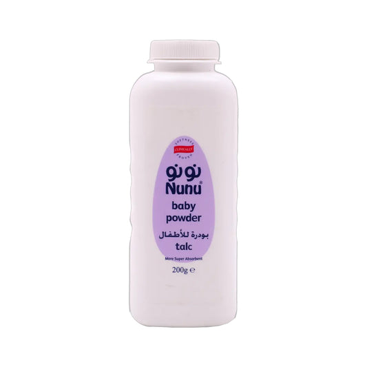 Nunu Baby Powder 200 gm | B.6281053210316 (AI/RN/RA-TX)