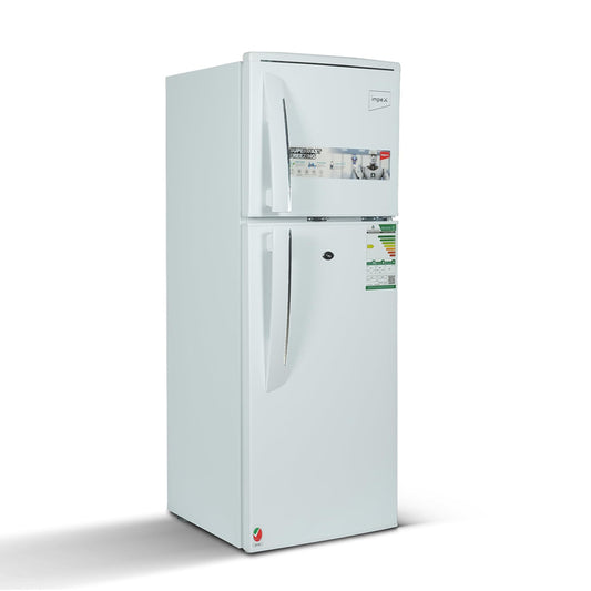 Impex Double Door Refrigerator 138 Liter 4.6 Cubic Feet, Freezer, Adjustable Legs, Safety Lock, Low Noise, Energy Saving, Glass Shelf, Interior Lamp IRF 138 | B.99924010 (RNH-REH-RCH-TX)
