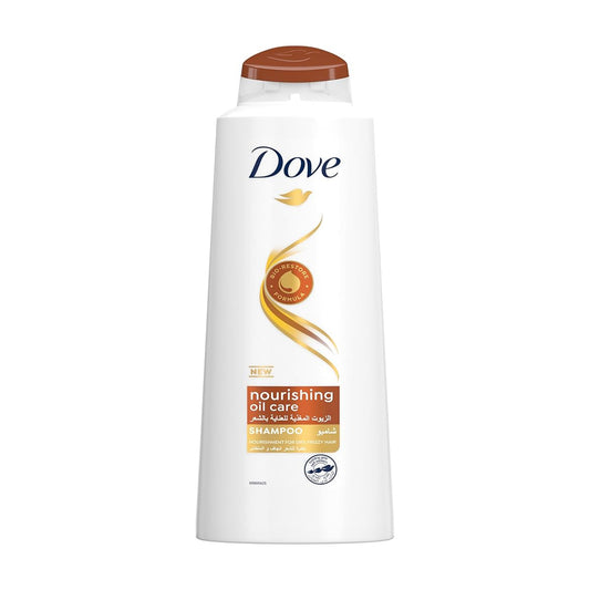 DOVE Shampoo for frizzy and dry hair, Nourishing Oil Care, for up to 100% smoother hair, 600ml | B.6281006423589 (OMS-OMH-OIS (NSH-TX))