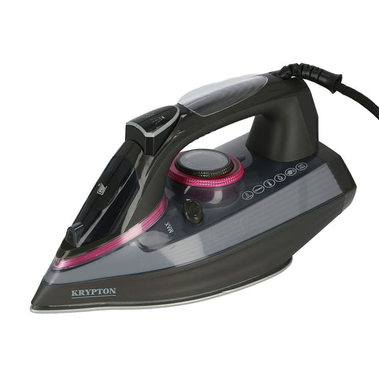 Krypton KNSI6137 2400W Non-Stick Soleplate Steam Iron, Powerful Wet & Dry Steam Iron with Self Clean Function | 2 Years Warranty | B.6294015630398 (RI-MC-MI  TX)