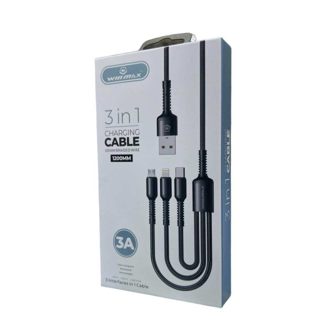 Winmax 3in 1 Charging Cable (VB/LV/UT)