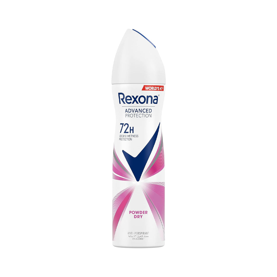 REXONA Women Antiperspirant Deodorant Spray, 72 hour sweat & odor protection, Powder Dry, with MotionSense technology, 150ml | B.8710447171363 (ONA/ONM/OES-TX)