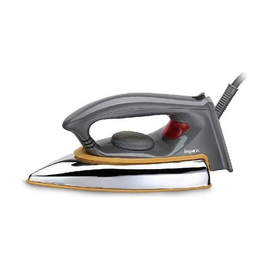 Impex Electric Dry Iron With Non-Stick Ceramic Coated Sole Plate 1200.0 W Showy Gray-Gold | B.8906062162521 (CO-CE-CH)