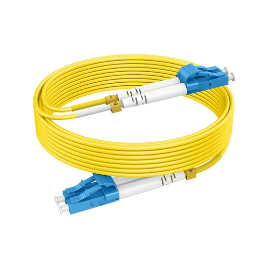 Qtech Fiber Optical Patch cord SMOS2 LC/LC PC DX- 10M (OSOONSOI../MH)