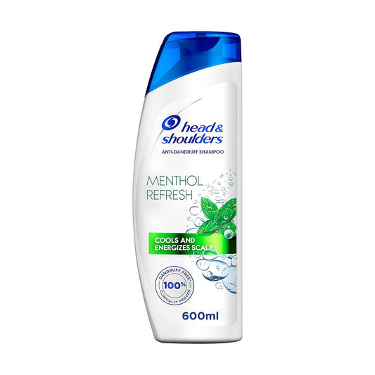 Head & Shoulders Menthol Refresh Anti-Dandruff Shampoo for Itchy Scalp, 600 ml | B.4084500821477 (OIS-OIH-NSS)