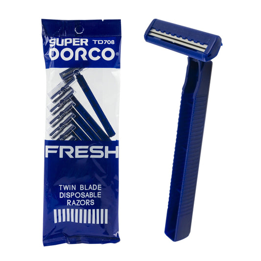 Dorco Disposable Twin Blade Razor 5-pack | B.8801038113913 (ER-EM-CS-TX)