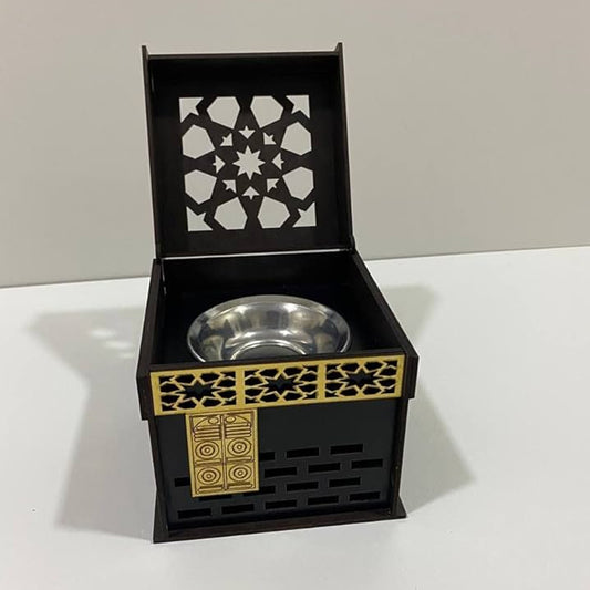 Decoration House Kaaba Wood Laser Incense Burner | B.99940928 (SA/SR/SM-TX)
