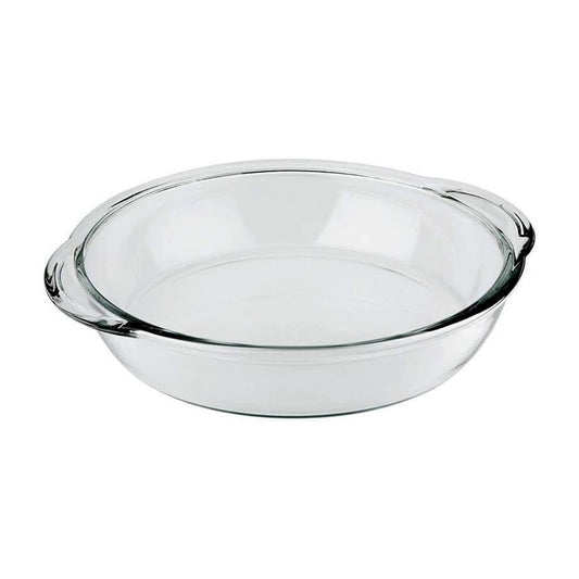 Wadi Glass Round Platter Can Go Oven Cake Baking Pan 17cm | B.6957577500935 (AE-TX)