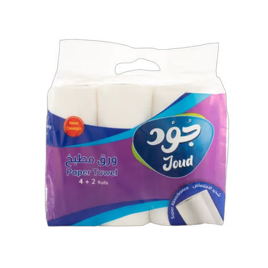 Joud Paper Towel 23cm 4+2 Rolls  | B.99835743 (NH/NM/ES)