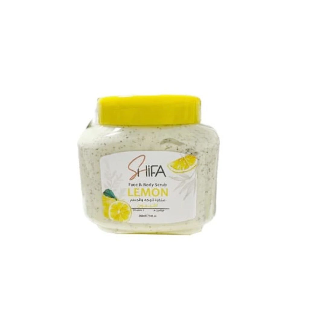 Shifa face and body scrub Lemon 300ml | B.20040209 (AI/RO/RC-TX)