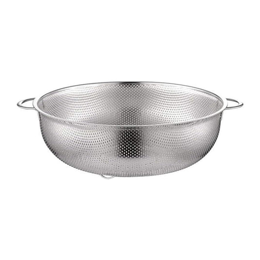 Stainless Steel Colander Fruits Vegetable Washing Basket Colander 37x10cm | B.20049648 (OIH-NSS-NSH)