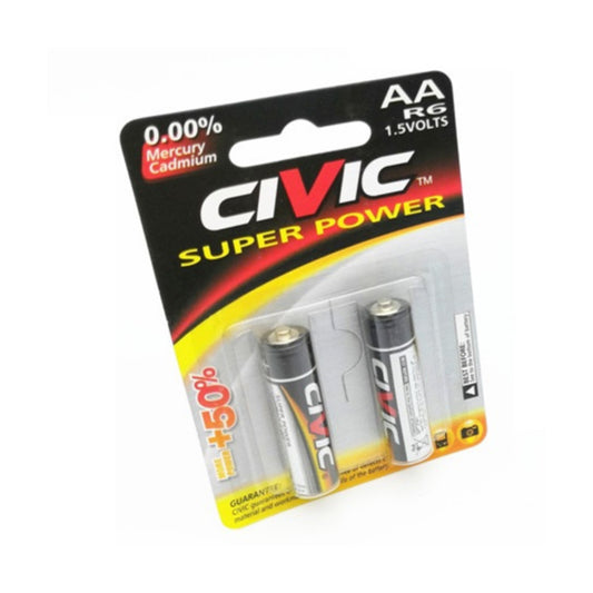 CIVIC Super Power AA R6 1.5 Volts Battery | B.20029215 (OS-ON-OC)