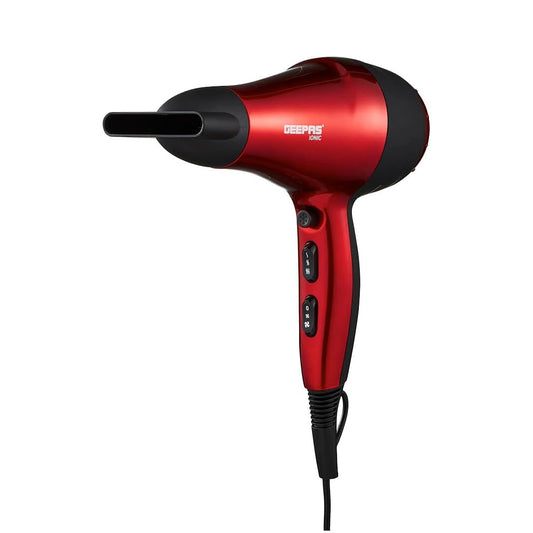 Geepas Hair Dryer, 2 Speed Setting, 2000W, GHD86018 | Removable Filter | Hang-up Hook | Cool Shot Function | 3 Heat Settings | Travel Friendly Dryer | B.6294015509519 (RS-RE-RA)