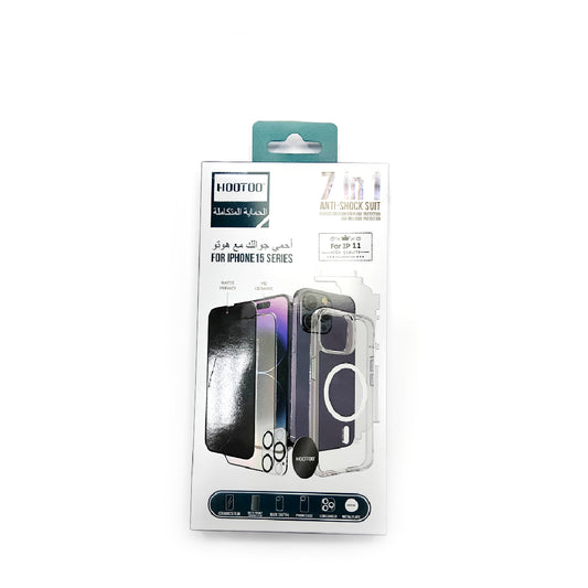 HOOTOO | 7 in 1 Full Protection Package | IPhone 11 (LP/UP/BV)