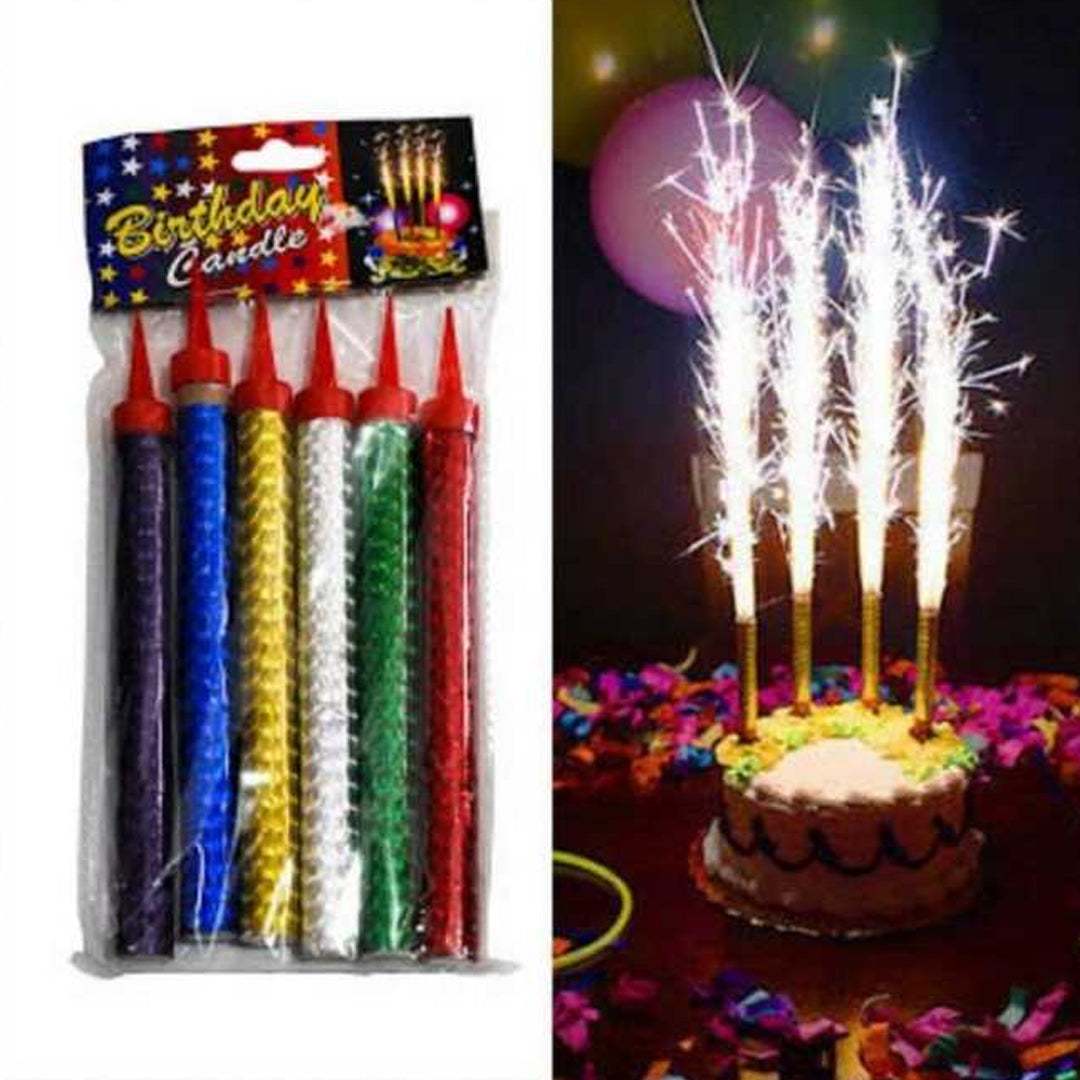 Birthday Candle 18cm 6PCS | B.20031967 (OIA/NSO/NSR)