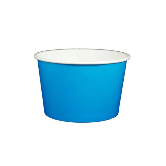 Disposable Ice Cream Paper Cup 4oz Blue 25Cups | B.20050719 (OMC/OIS/OIH-TX)