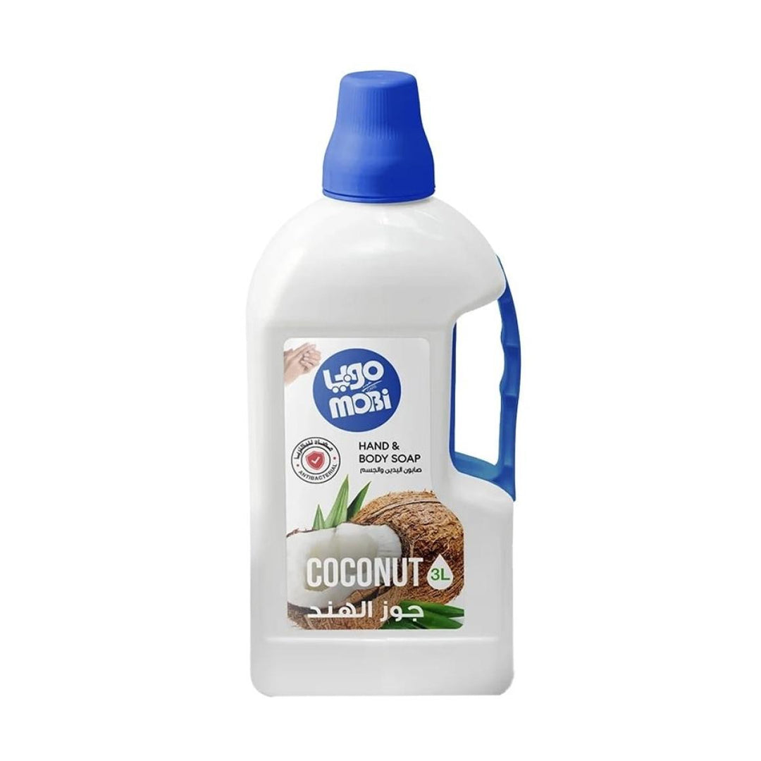 Mobi liquid soap for hands and shower with coconut scent | 3 litres | B.99824341 (MA-MM-IS)