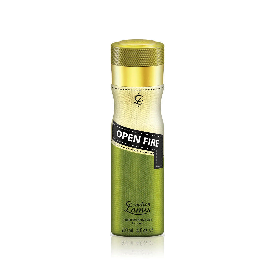 Open Fire - Body Spray for Men | B.99867652 (AR/AI/RN-TX)