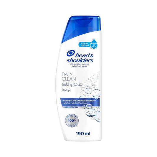 Head & Shoulder Anti Dandruff Shampoo Daily Clean For Men 190ml | B.99824983 (AM-RS-RN)