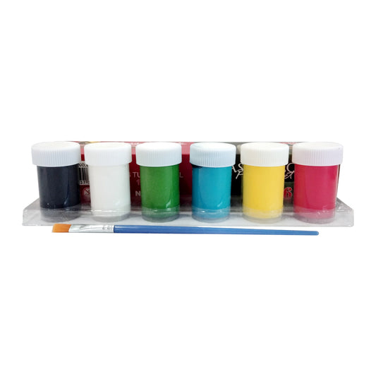 Glass Colour Paint Set 6 Color | B.6972537373237 (RN-RH-RM-TX)
