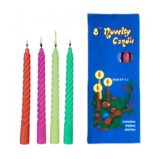 Novelty Candle Colored Wax 12 Pieces | B.20029248 (CO/CC/CA-TX)