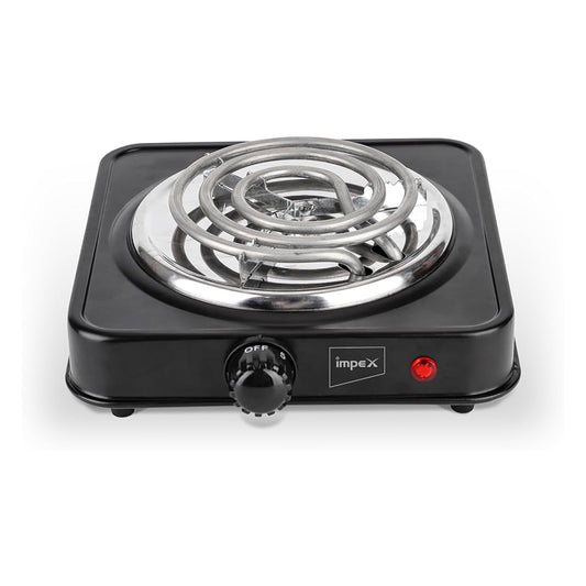 Impex Single Burner Electric Spiral Hot Plate, Durable Metal Housing, Adjustable Temperature Control, Overheat Protection,2 Year Warranty,1000W-HP 100 | B.8906126686147 (EA-EM-CS)