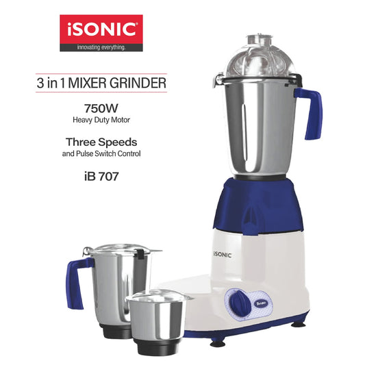 iSONIC 3in1 Mixer Grinder iB 707 | B.6291105457071 (NOH-NNH-NEH)