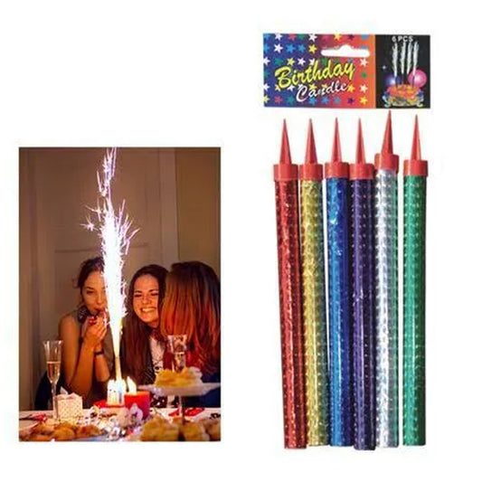 Sparkling Birthday Candles 30cm 6PCS | B.20048515 (NCN/NCR/NHE)