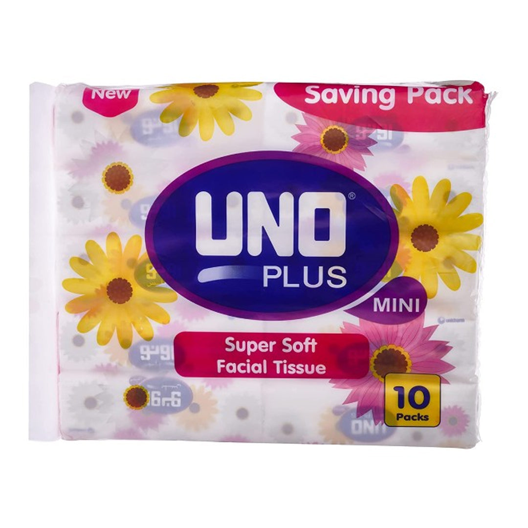 UNO Plus Facial Tissue Soft Pack of 10 X 180 sheets | B.20048044 (OOS/OON/OOH-TX)