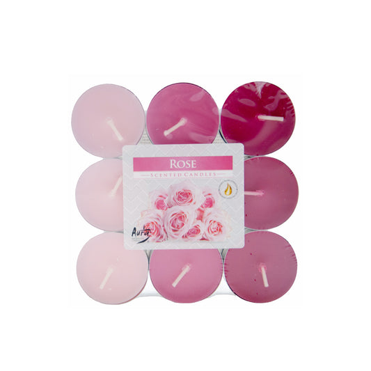 Rose Scented Tea Lights 9PCS | B.99950026 (CS/CN/CH-TX)