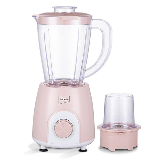 Impex Blender 2 In 1 Mixer Grinder| 400W Powerful Motor|4 Stainless Steel Blade | Speed Control With Pulse| Over Heat Protection|2 Years Warranty-BL 3501 | B.8906062169254 (RO-RE-RH)